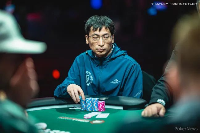 【EV扑克】2023WSOP ：张阳在赛事#44以记分牌领先者身份进入Day 3【EV棋牌】-EV棋牌