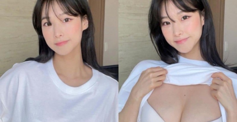 穿衣顯瘦，脫衣有肉！「巨乳妹子」衣服一掀爆乳身材驚豔網友【EV棋牌】-EV棋牌