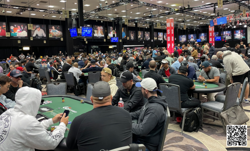 【EV扑克】2023WSOP有史以来规模最大的一天！WSOP主赛事Day1c超过3000名选手参赛！【EV棋牌】-EV棋牌