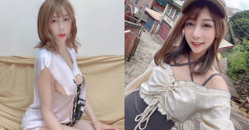 台版橋本奈奈未！正妹「羋夢」側露飽滿美乳，挖空設計有夠誘人！【EV棋牌】-EV棋牌