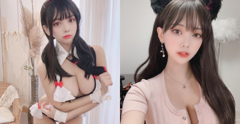 韓國甜美Coser Kim Dami內建「人間胸器」　胸前扣子總是扣不起來【EV棋牌】-EV棋牌