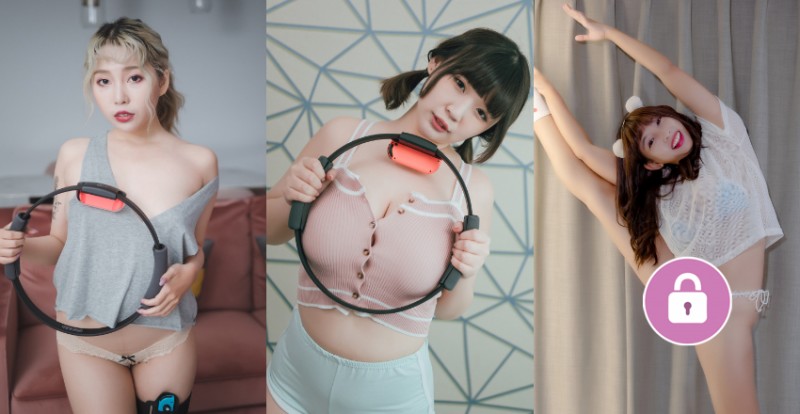 巨乳大冒險！3位奶妹挑戰「JVID健身環系列」　胸前兩顆狂晃！【EV棋牌】-EV棋牌