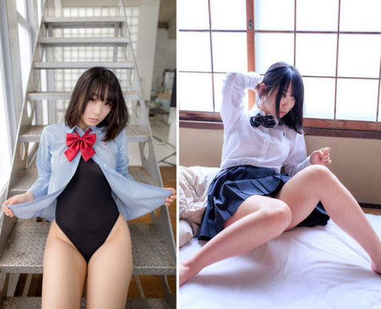 白嫩爆萌的「E奶coser」　巨乳+黑絲襪組合…犯規又超甜美！【EV棋牌】-EV棋牌