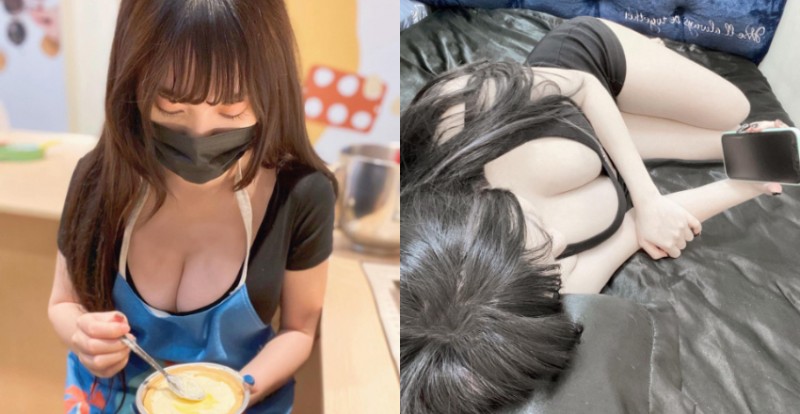 好想吃！巨乳桌球教練「糖糖」爆奶做乳酪塔　果然充滿奶香味【EV棋牌】-EV棋牌