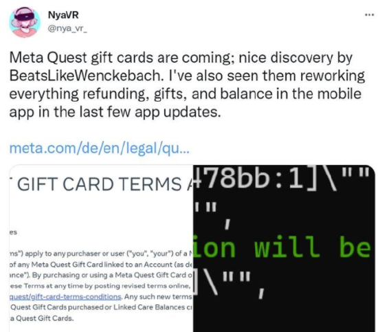 Meta 将推出 Meta Quest 商店礼品卡【EV棋牌】-EV棋牌