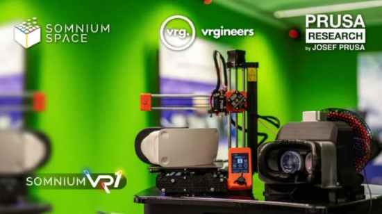 Somnium Space、Vrgineers 和 Prusa Research 合作开发开源 VR 头显【EV棋牌】-EV棋牌