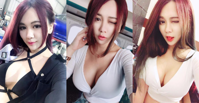 高鐵驚見「巨奶妹」！深V上衣快Hold不住「白皙乳球」要掉出來了！【EV棋牌】-EV棋牌