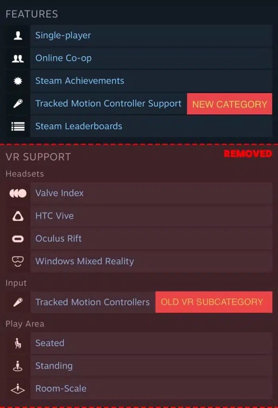 Valve 移除 Steam 支持 VR 头显侧边栏，引起开发者不满【EV棋牌】-EV棋牌