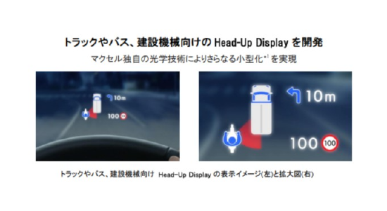 Maxell 为卡车、公共汽车和工程机械开发 AR HUD【EV棋牌】-EV棋牌