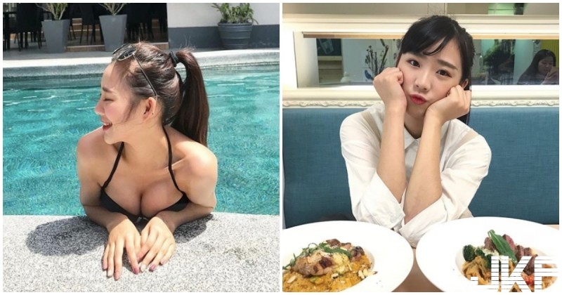 弘光科大超胸校花！泳池美乳照「事業線好深」，還有106公分美腿！【EV棋牌】-EV棋牌