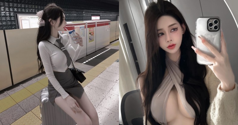 「巨乳JK」日本站台等電車！超發育雙峰和白嫩美腿讓人想搭訕【EV棋牌】-EV棋牌