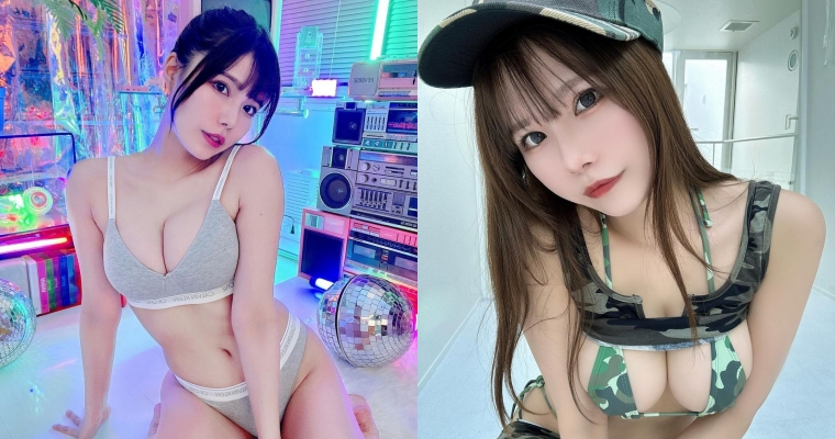 因「CK 內衣照」爆紅！新一代網路女神 YuiRi 因「迷彩爆乳裝」再度引發熱議【EV棋牌】-EV棋牌