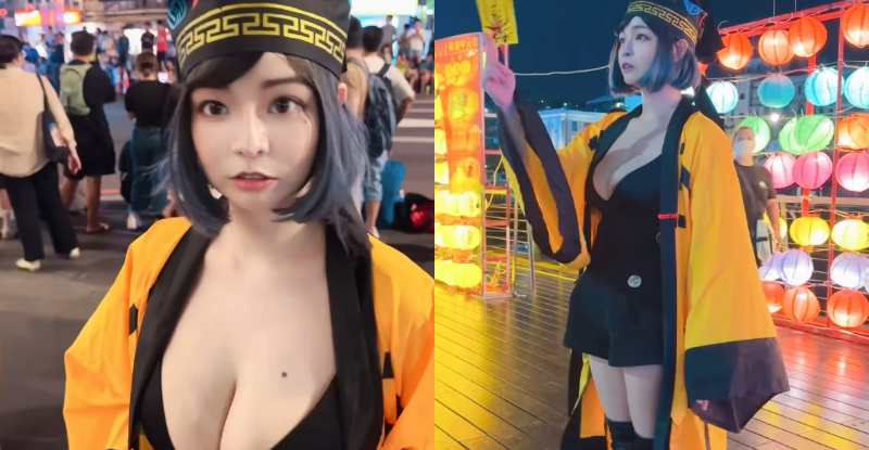 中元祭見女師太「郭鬼鬼」，「兇猛氣球」粉絲甘願被收服！【EV棋牌】-EV棋牌