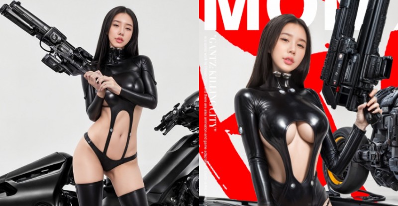 美乳女神化身《GANTZ 殺戮都市》下平玲花　緊繃皮衣撐到極限【EV棋牌】-EV棋牌