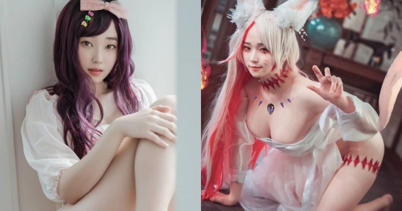 蜜大腿狐狸精參上！「美胸coser」看似平凡實則超敢穿，大奶豐臀無一錯過！【EV棋牌】-EV棋牌