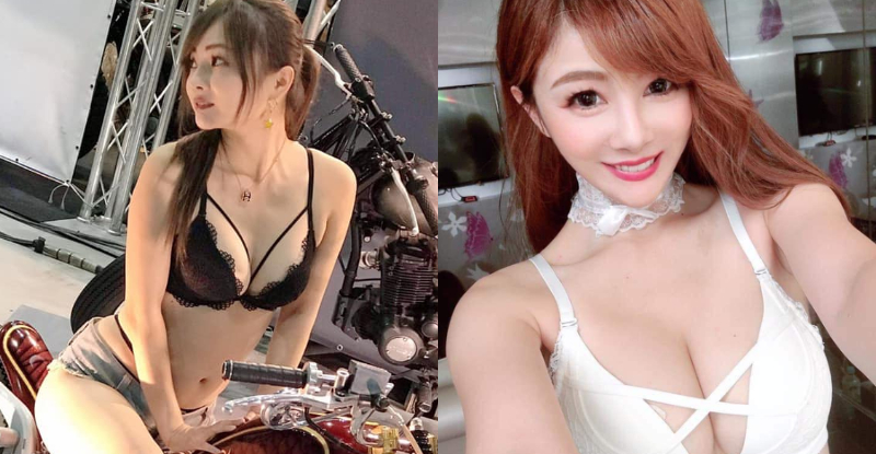 滷味妹改當飆車族！美式機車展驚見「爆乳女騎士」　別人壓車她壓奶【EV棋牌】-EV棋牌