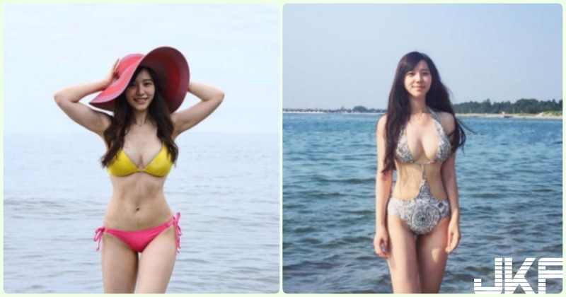 受不了！天菜級「海邊美乳正妹」乳量好兇爆！衣服底下的「大胸器」真是迷死人…【EV棋牌】-EV棋牌