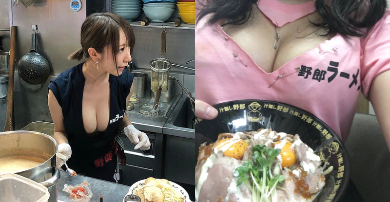 東京必朝聖拉麵店！H奶店員甩奶端上「超爆乳拉麵」給你爆滿蛋白質！【EV棋牌】-EV棋牌